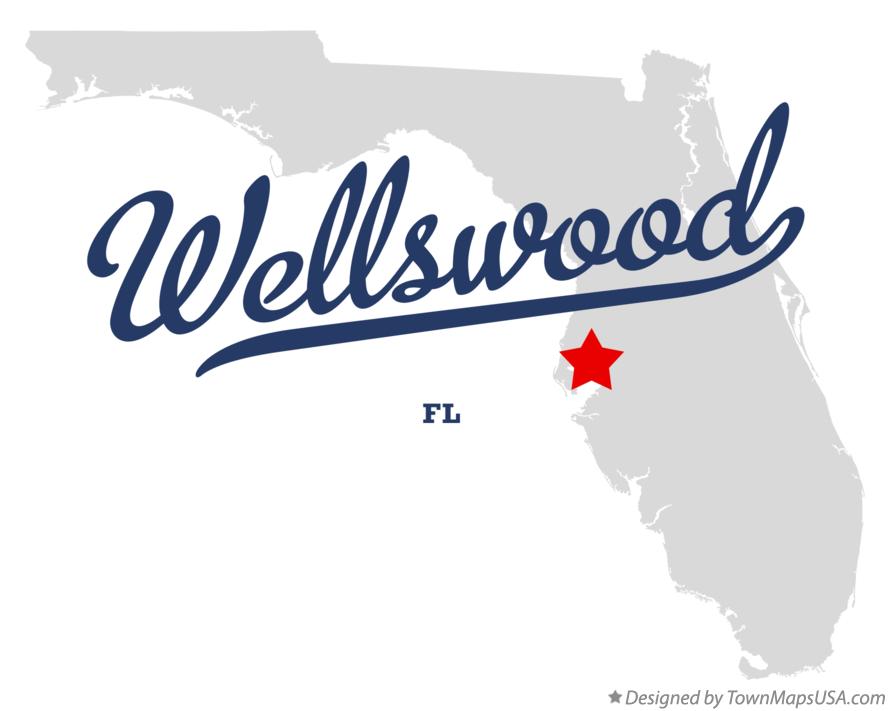 Map of Wellswood Florida FL
