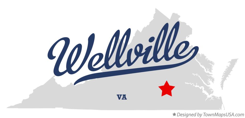 Map of Wellville Virginia VA