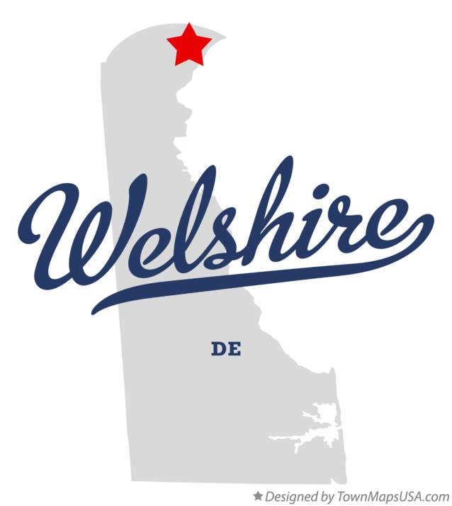 Map of Welshire Delaware DE