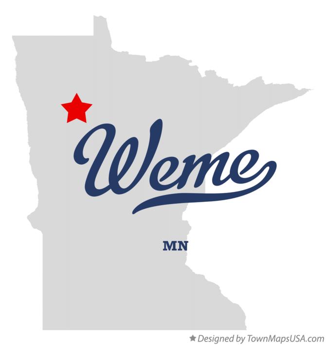 Map of Weme Minnesota MN