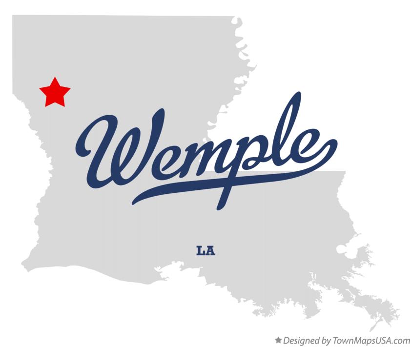 Map of Wemple Louisiana LA