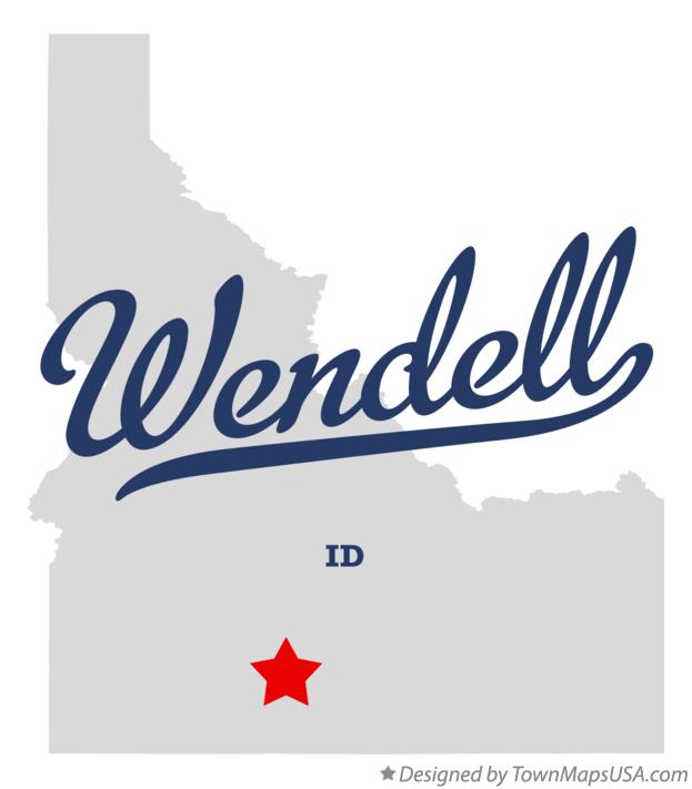 Map of Wendell Idaho ID