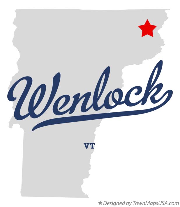Map of Wenlock Vermont VT