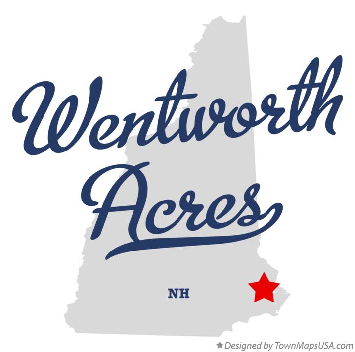 Map of Wentworth Acres New Hampshire NH