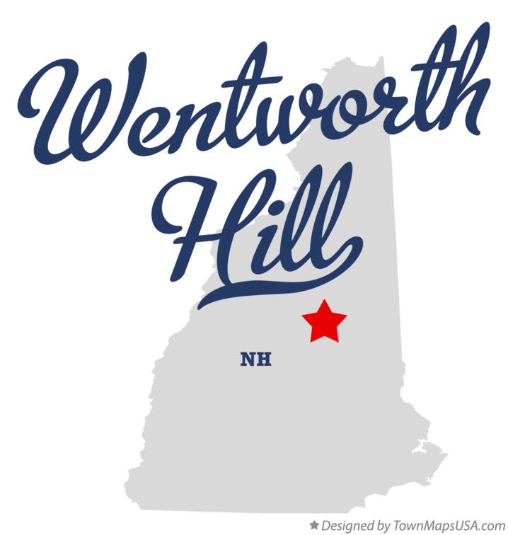 Map of Wentworth Hill New Hampshire NH