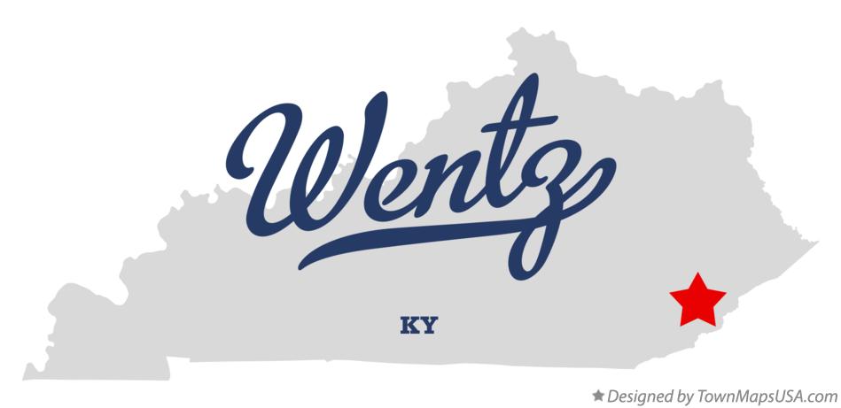 Map of Wentz Kentucky KY