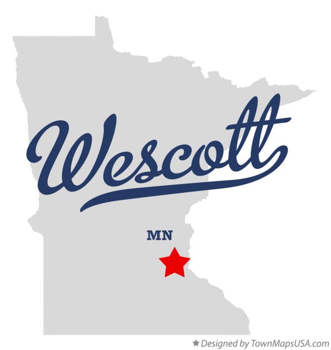 Map of Wescott Minnesota MN