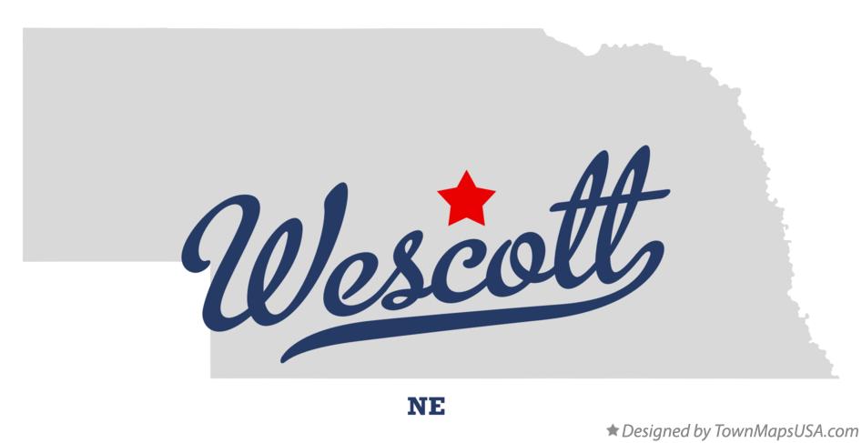 Map of Wescott Nebraska NE