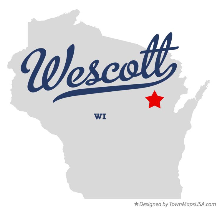 Map of Wescott Wisconsin WI