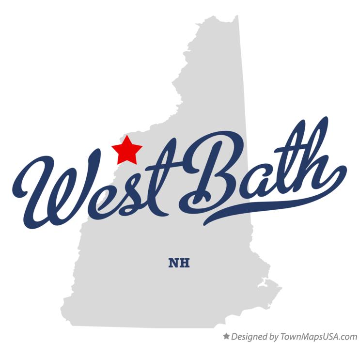 Map of West Bath New Hampshire NH