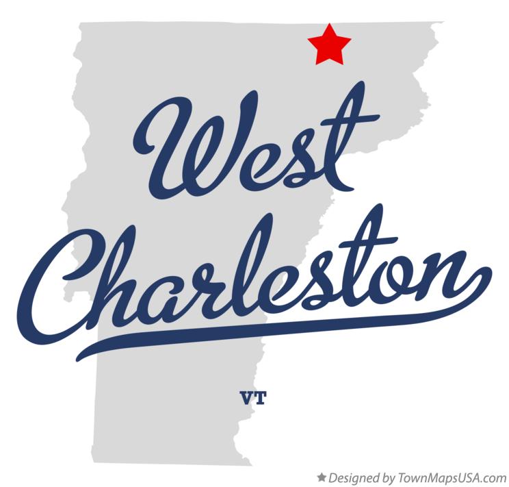 Map of West Charleston Vermont VT