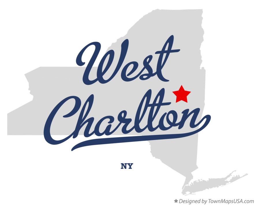 Map of West Charlton New York NY