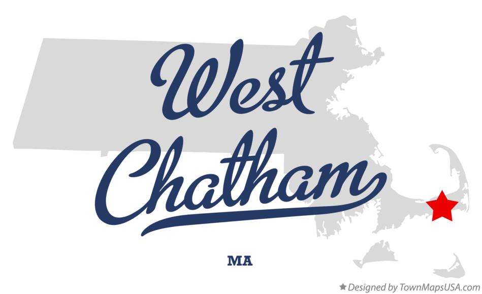 Map of West Chatham Massachusetts MA