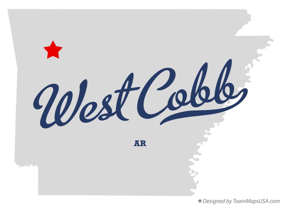 Map of West Cobb Arkansas AR