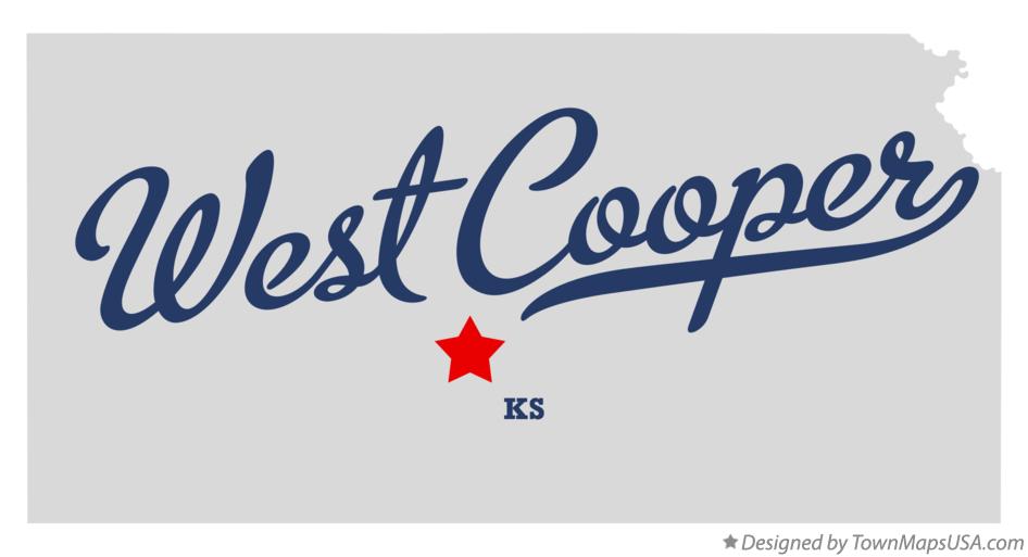 Map of West Cooper Kansas KS