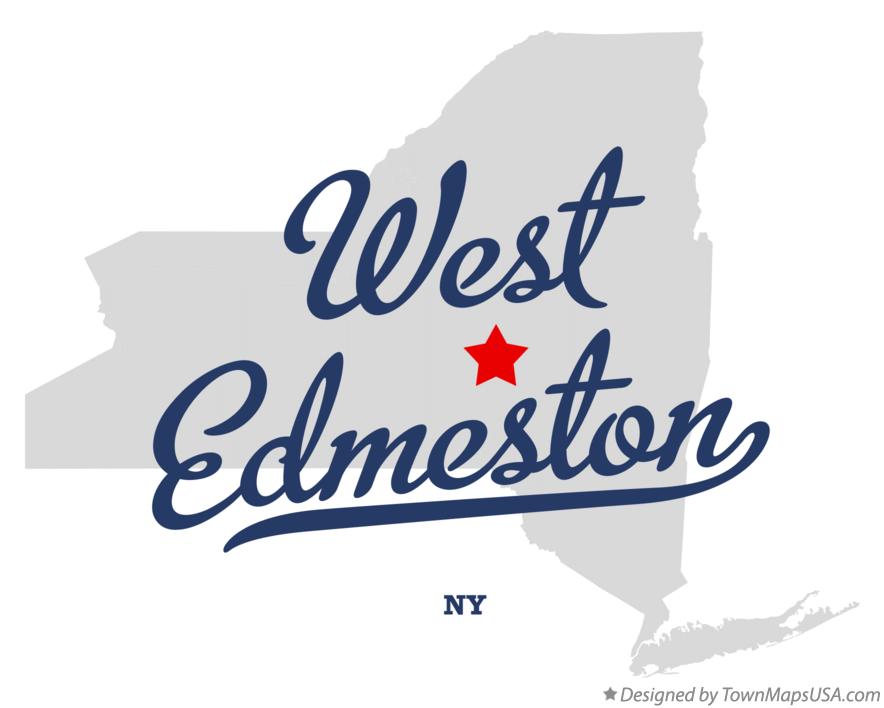 Map of West Edmeston New York NY