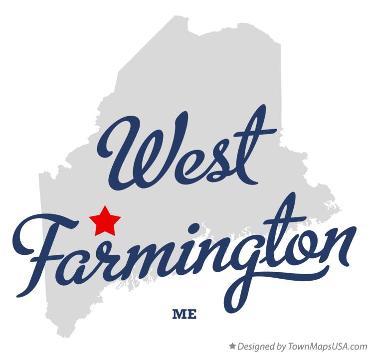 Map of West Farmington Maine ME