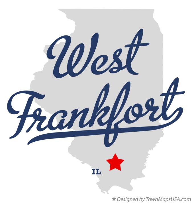 Map of West Frankfort Illinois IL