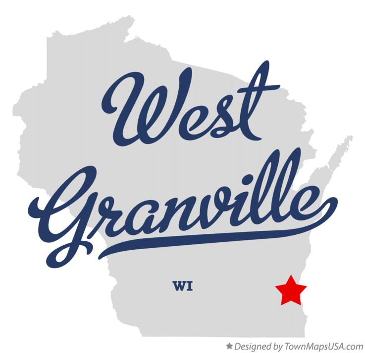 Map of West Granville Wisconsin WI