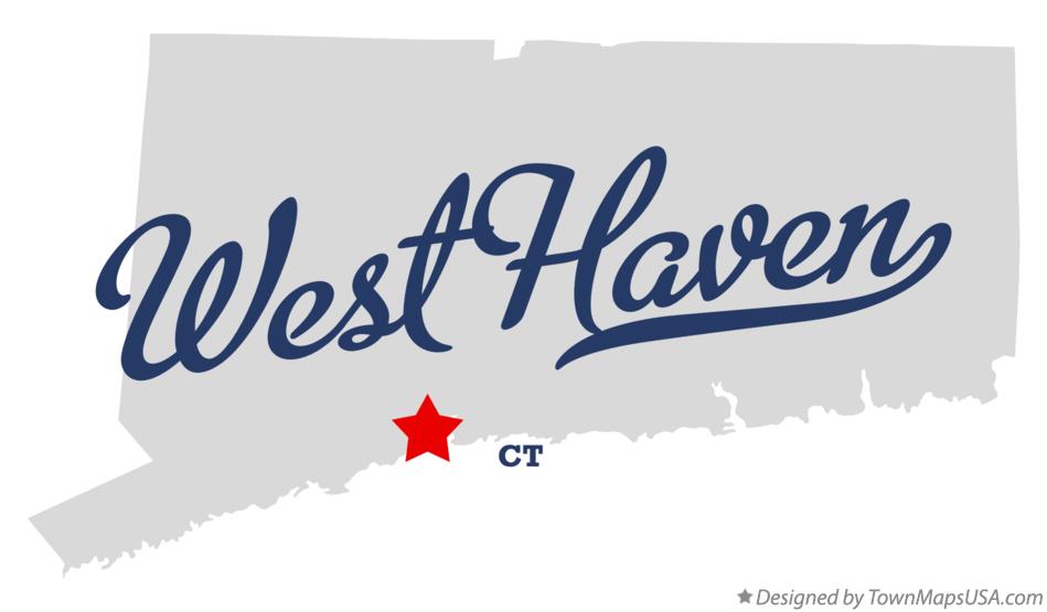 Map of West Haven Connecticut CT