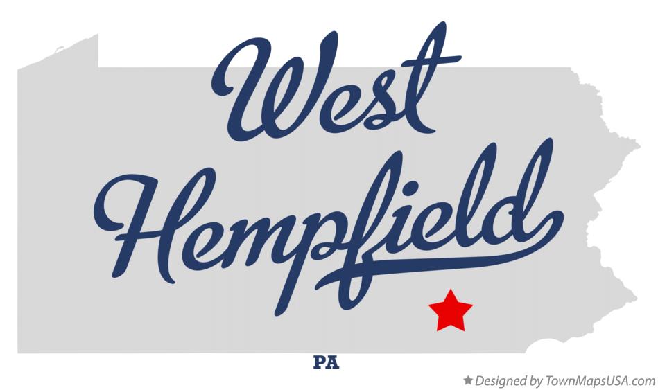 Map of West Hempfield Pennsylvania PA