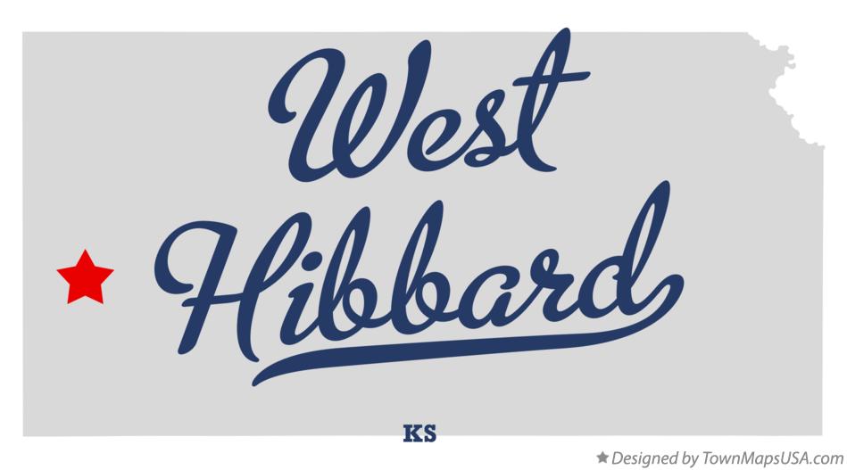 Map of West Hibbard Kansas KS