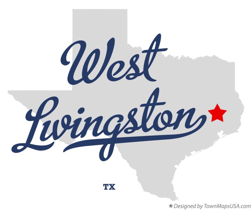 Map of West Livingston Texas TX