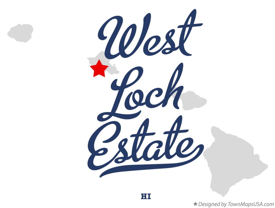 Map of West Loch Estate Hawaii HI