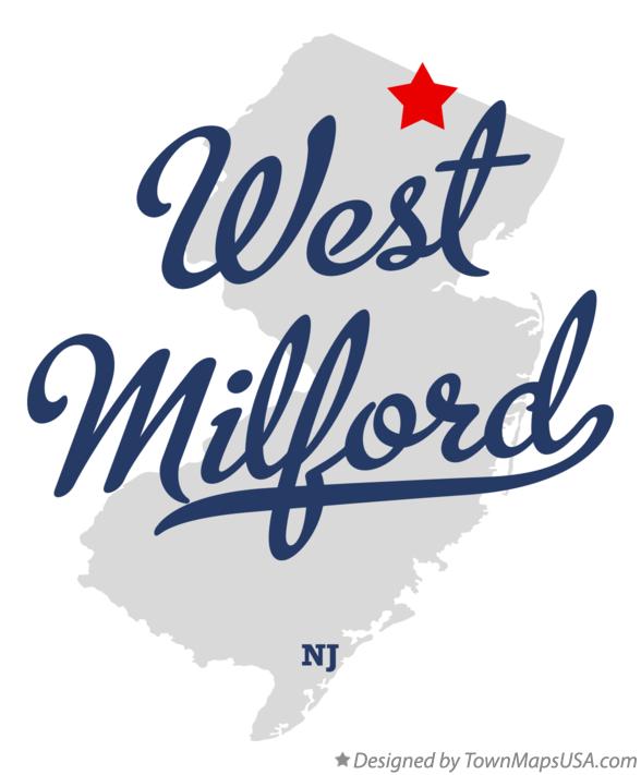 Map of West Milford New Jersey NJ