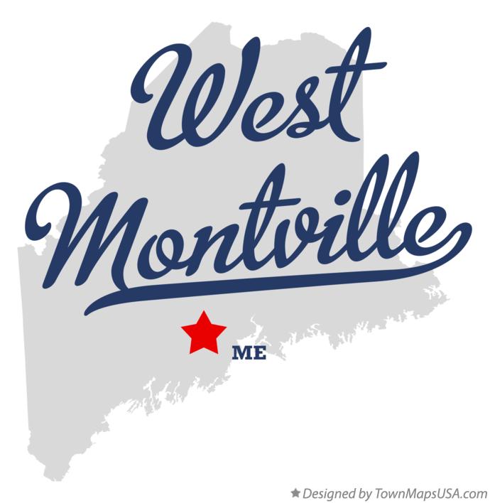 Map of West Montville Maine ME