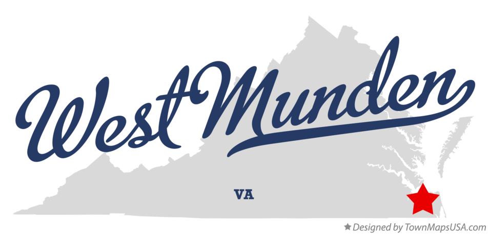 Map of West Munden Virginia VA