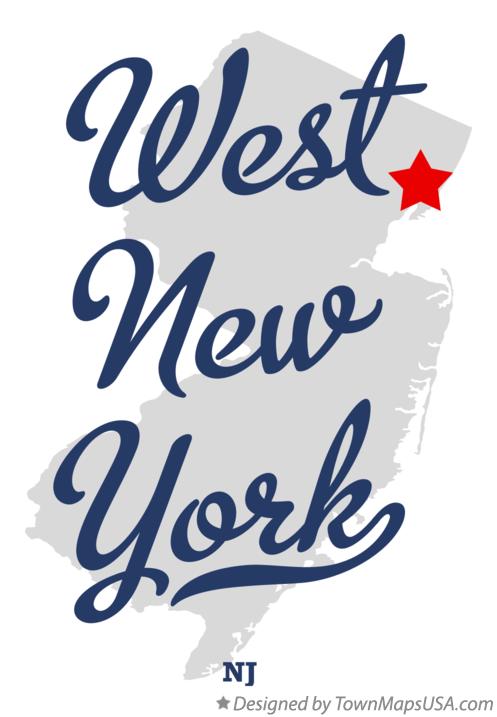 where is west new york new jersey