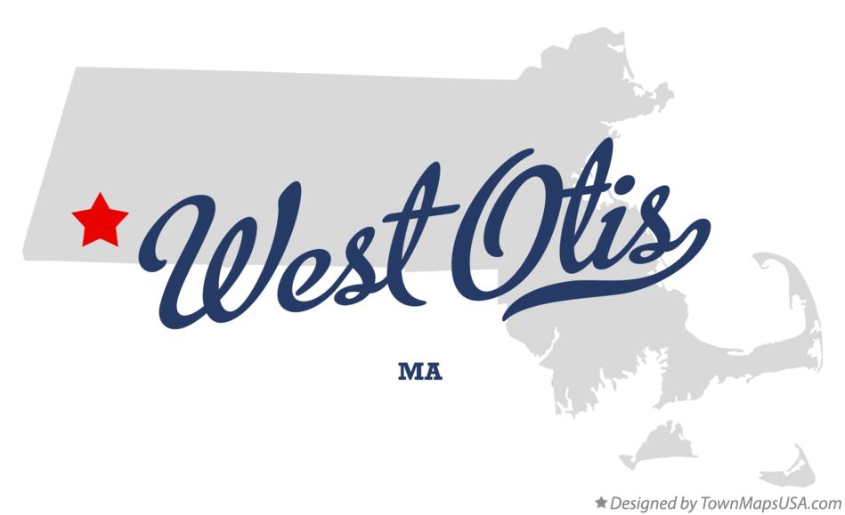 Map of West Otis Massachusetts MA
