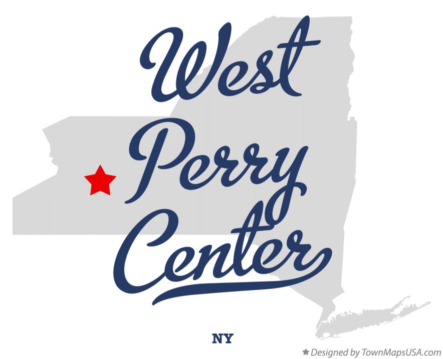 Map of West Perry Center New York NY