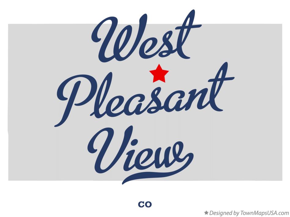 Map of West Pleasant View Colorado CO
