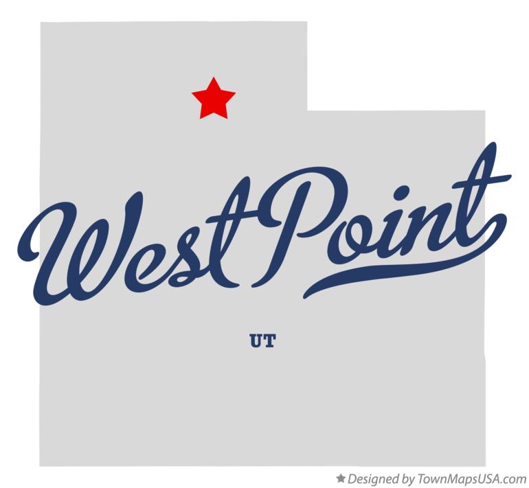 Map of West Point Utah UT