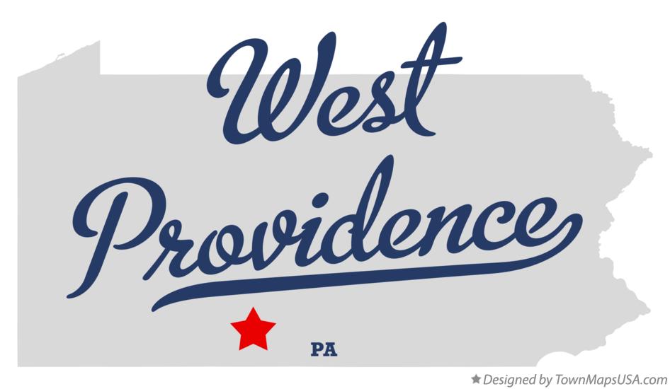 Map of West Providence Pennsylvania PA