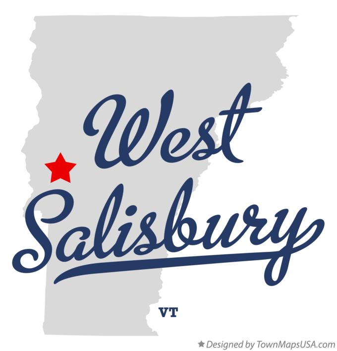 Map of West Salisbury Vermont VT