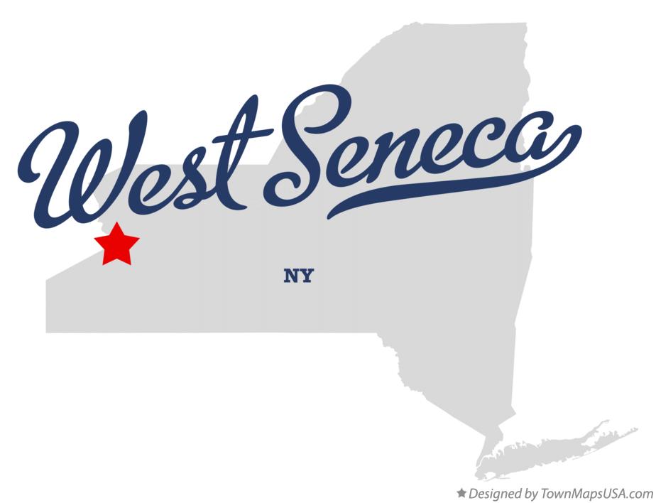 Map of West Seneca New York NY