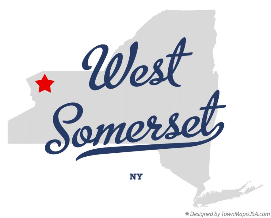 Map of West Somerset New York NY