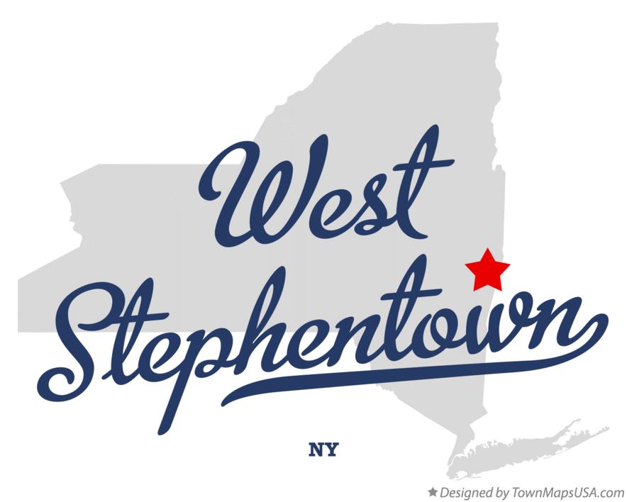 Map of West Stephentown New York NY
