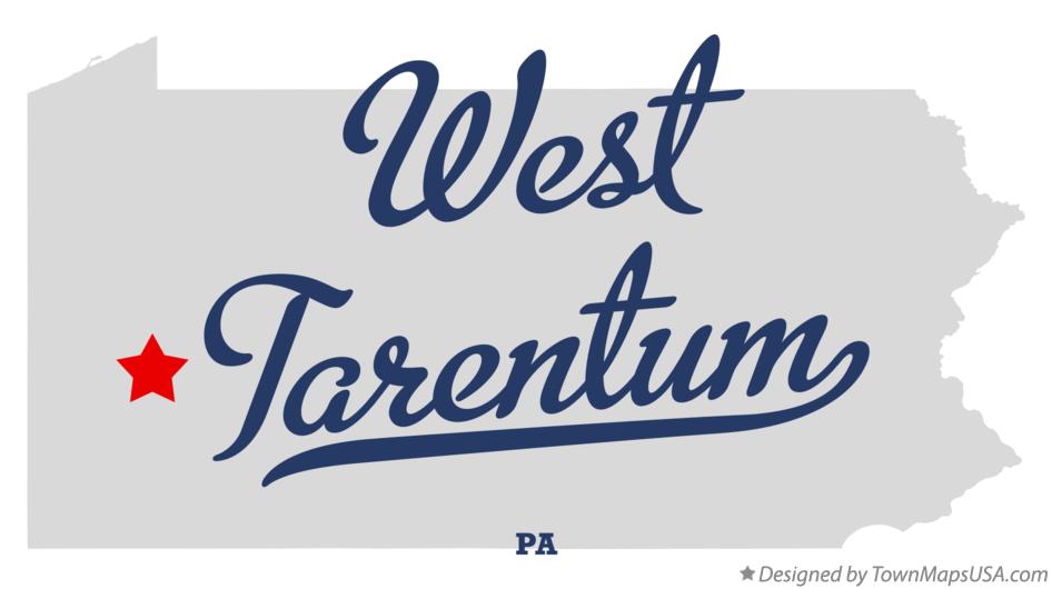 Map of West Tarentum Pennsylvania PA