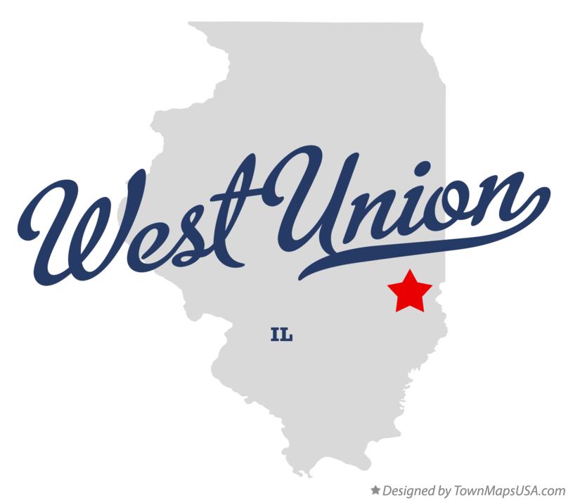 Map of West Union Illinois IL