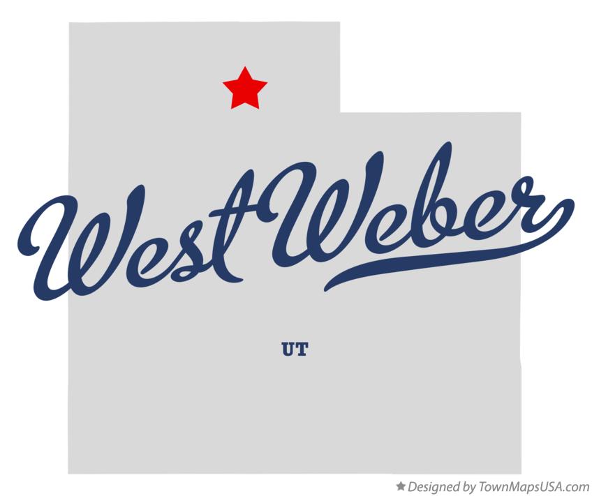 Map of West Weber Utah UT