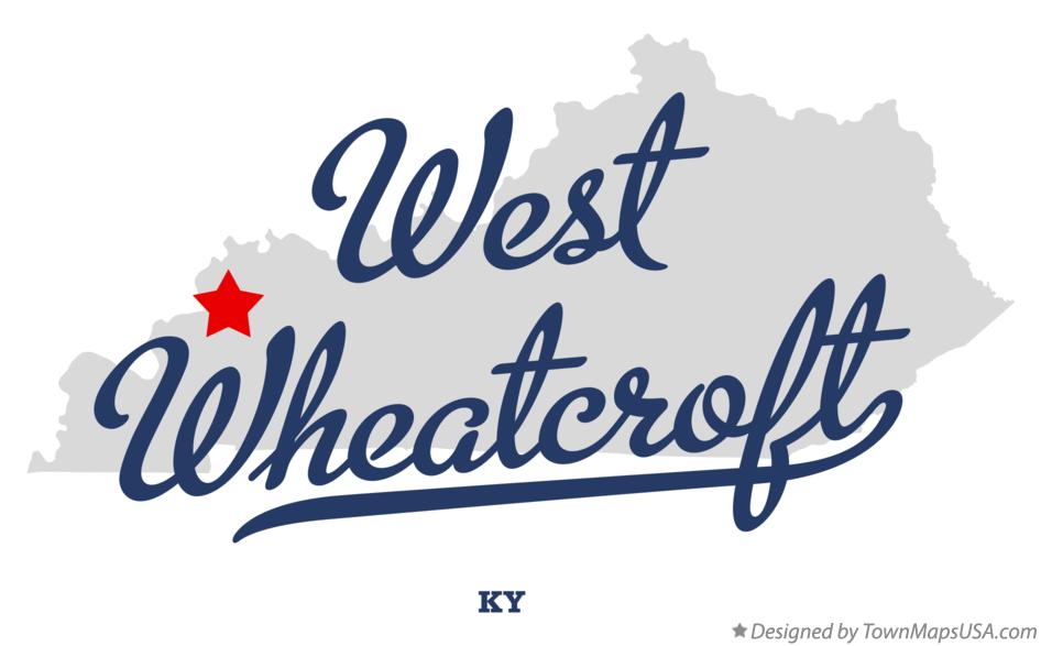 Map of West Wheatcroft Kentucky KY
