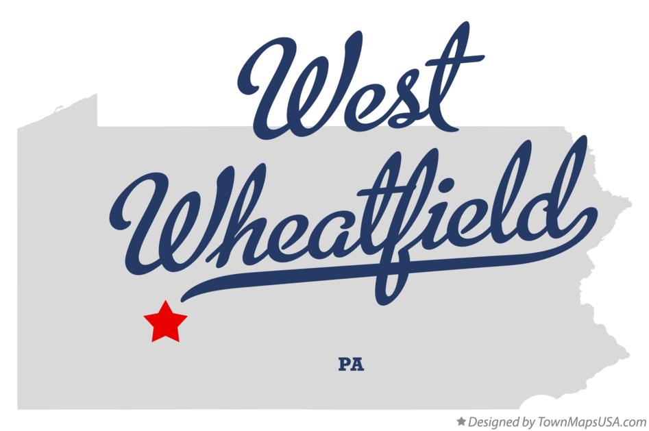 Map of West Wheatfield Pennsylvania PA