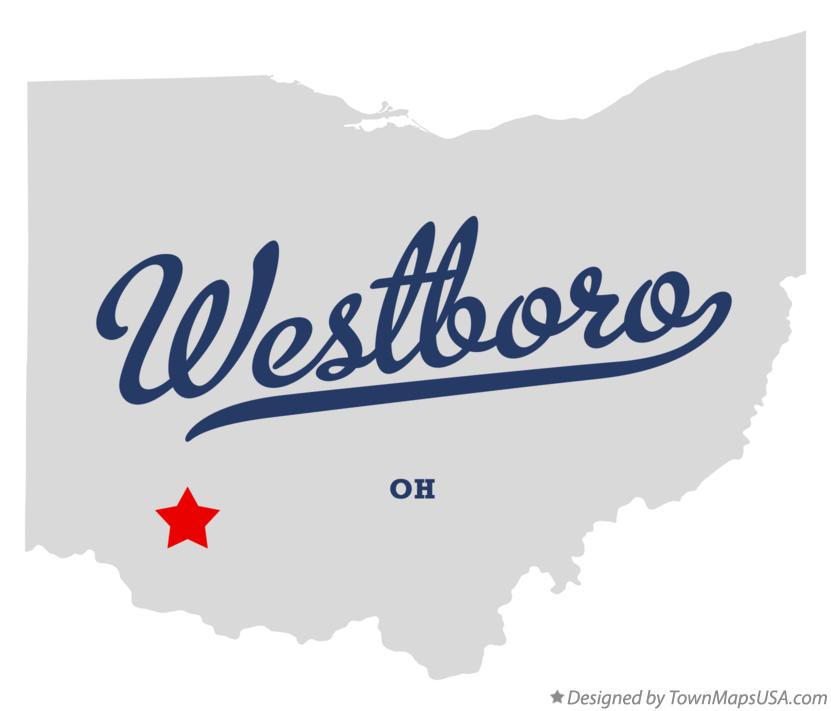 Map of Westboro Ohio OH