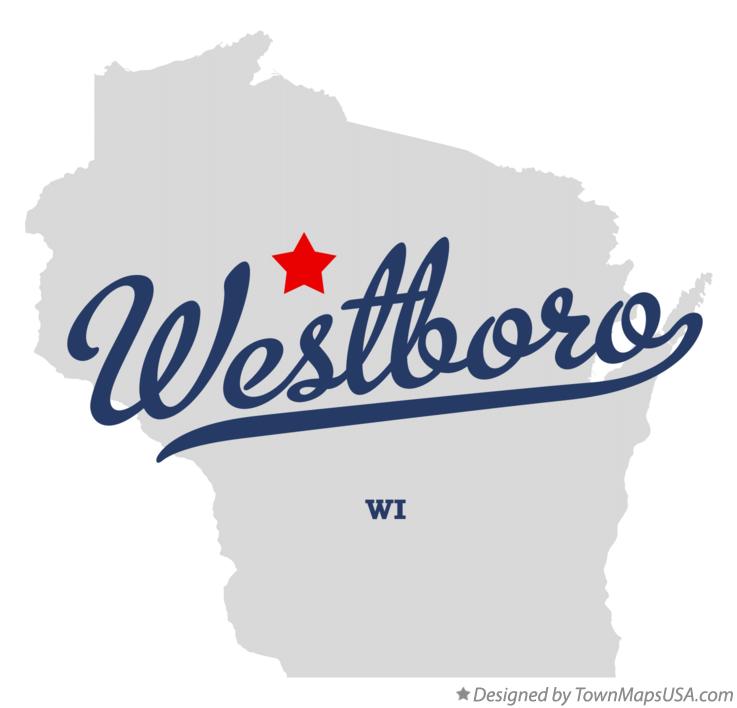 Map of Westboro Wisconsin WI