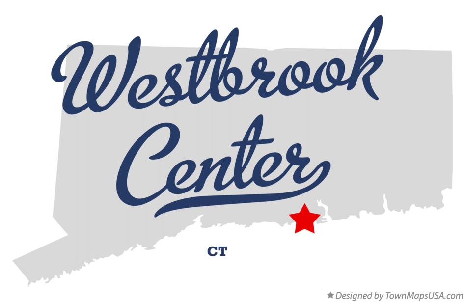 Map of Westbrook Center Connecticut CT