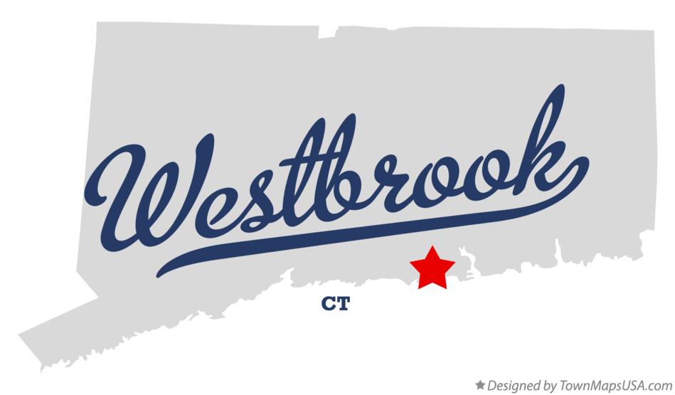 Map of Westbrook Connecticut CT